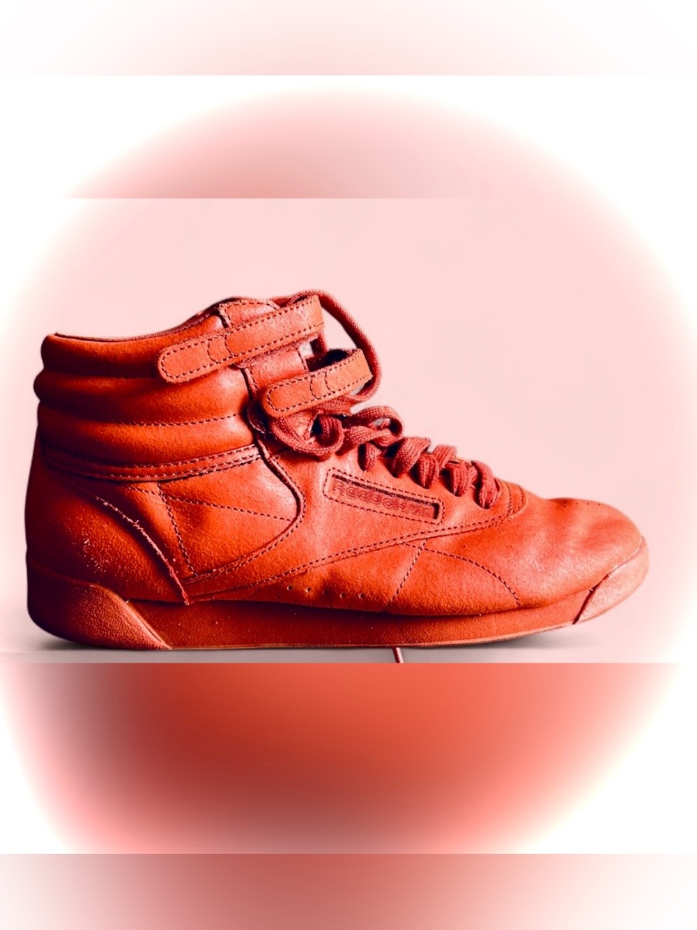Mens Flare Orange Freestyle Reeboks size 7